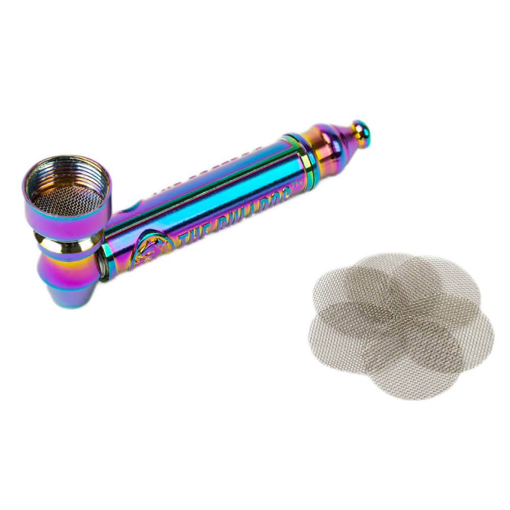 Wholesale-The-Bulldog-Metal-Embossed-Pipe-Set-Silver-12pcsdisplay